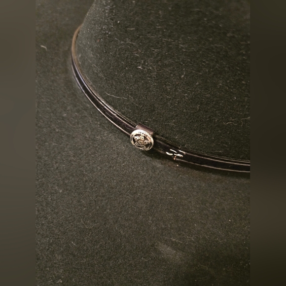 Resistol Texas Ranger  Black Hat XXX Premium Wool Size 7 3/8- 59 - Picture 15 of 16